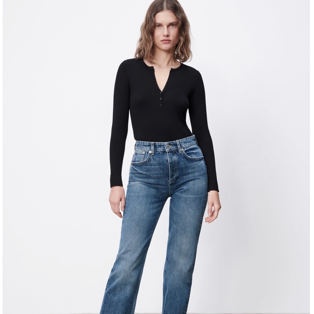 ZARA Knit Bodysuit Size M
